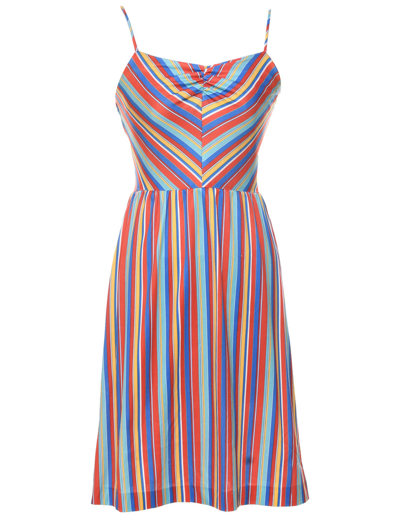 Striped Pattern Dress - XS
