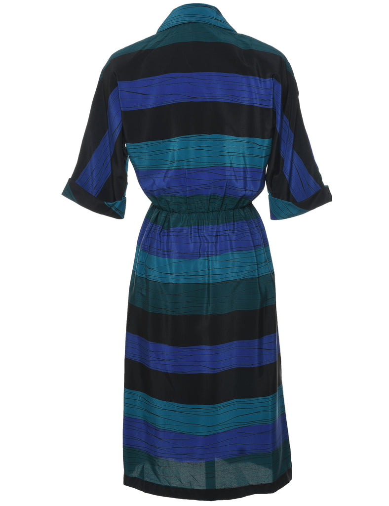 Striped Pattern Dress - M