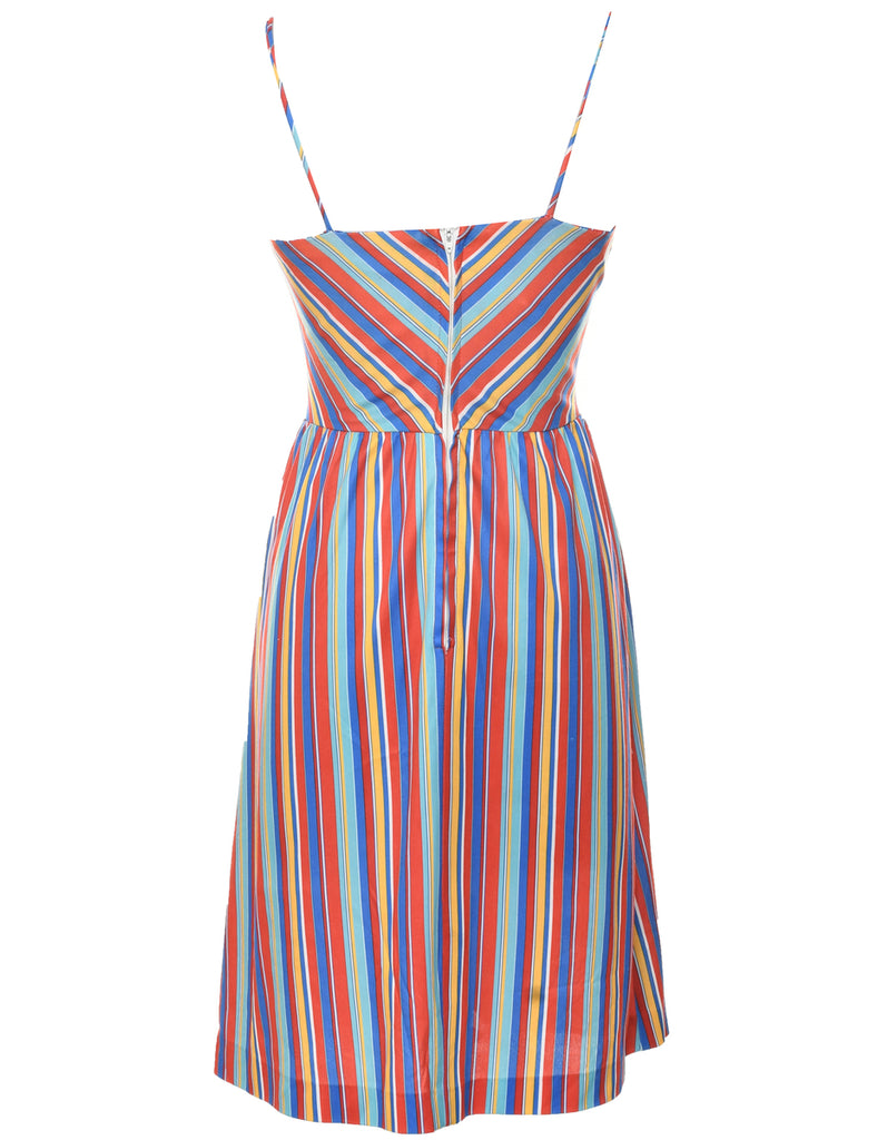 Striped Pattern Dress - XS