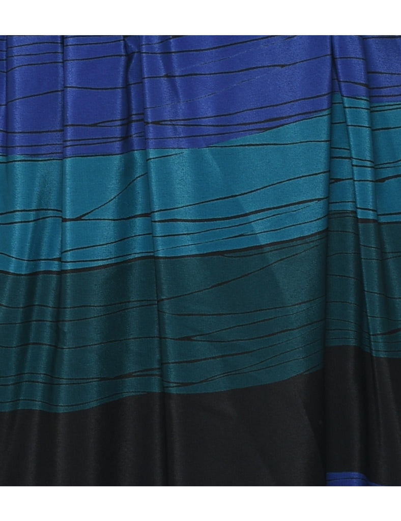 Striped Pattern Dress - M