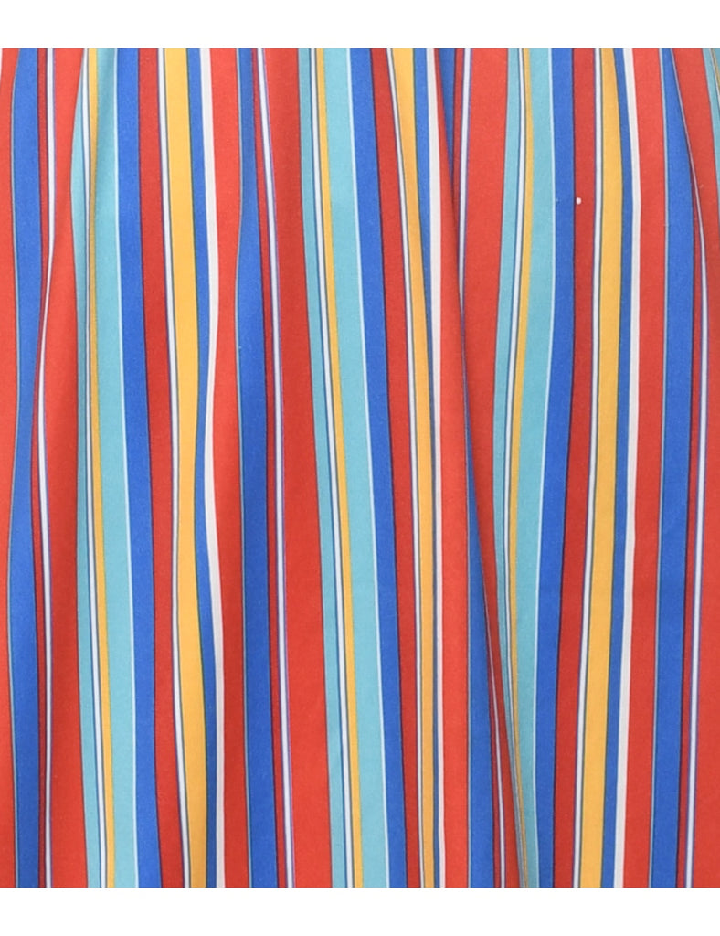 Striped Pattern Dress - XS