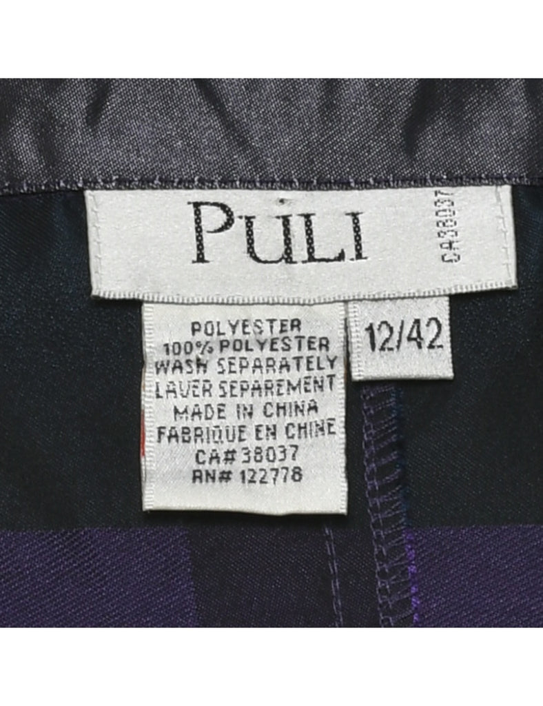 Striped Pattern Jacket - L