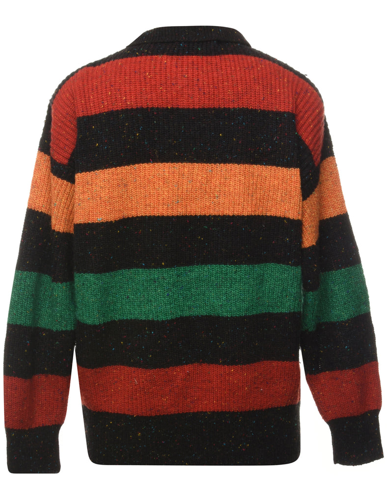 Striped Pattern Jumper - S