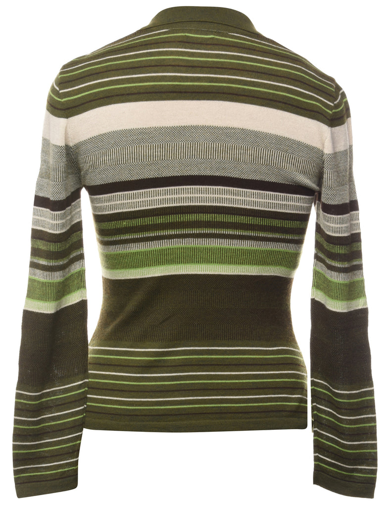 Striped Pattern Jumper - M