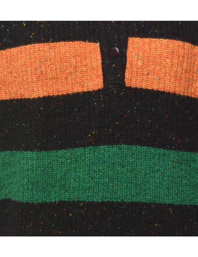 Striped Pattern Jumper - S