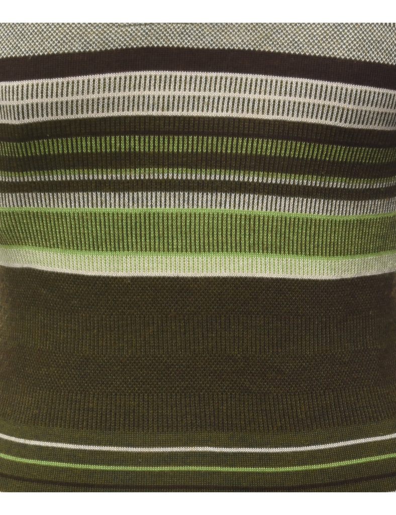 Striped Pattern Jumper - M