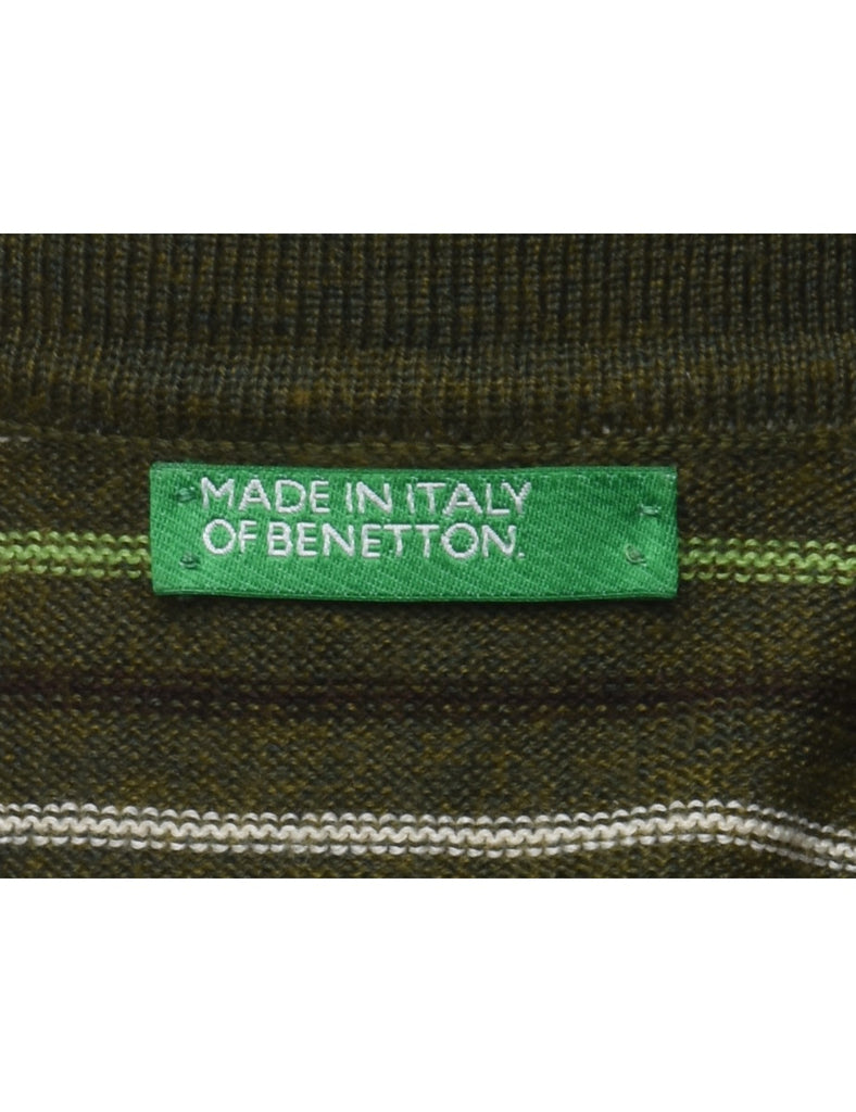 Striped Pattern Jumper - M