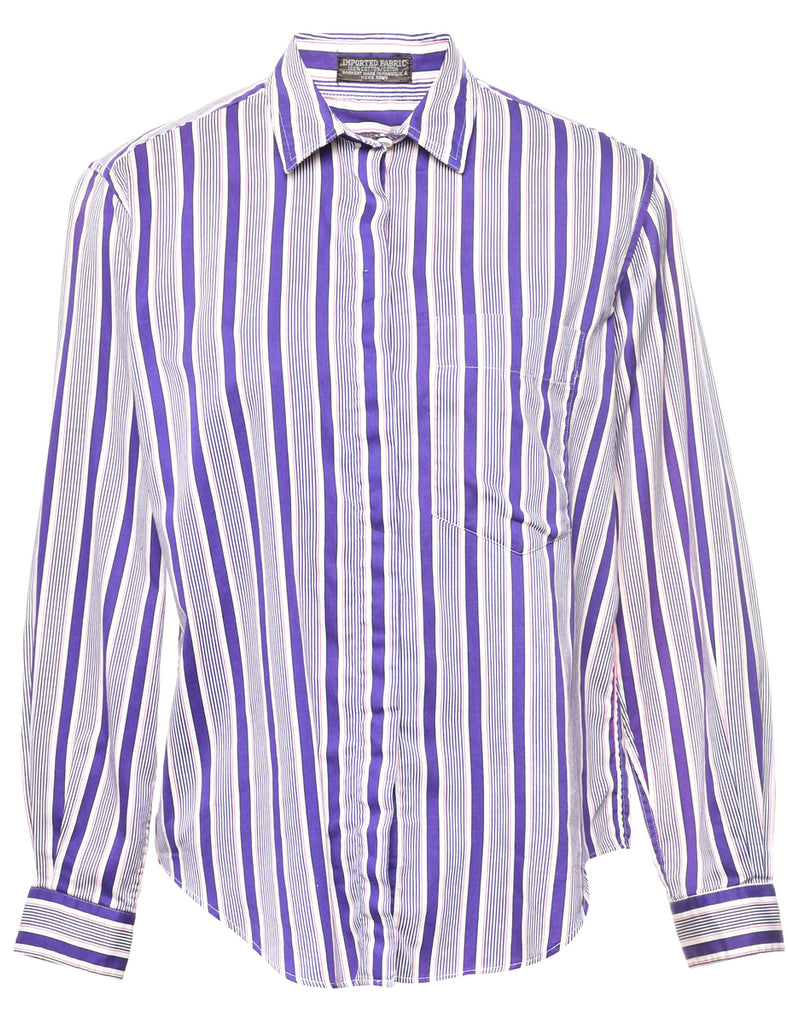 Striped Pattern Shirt - M