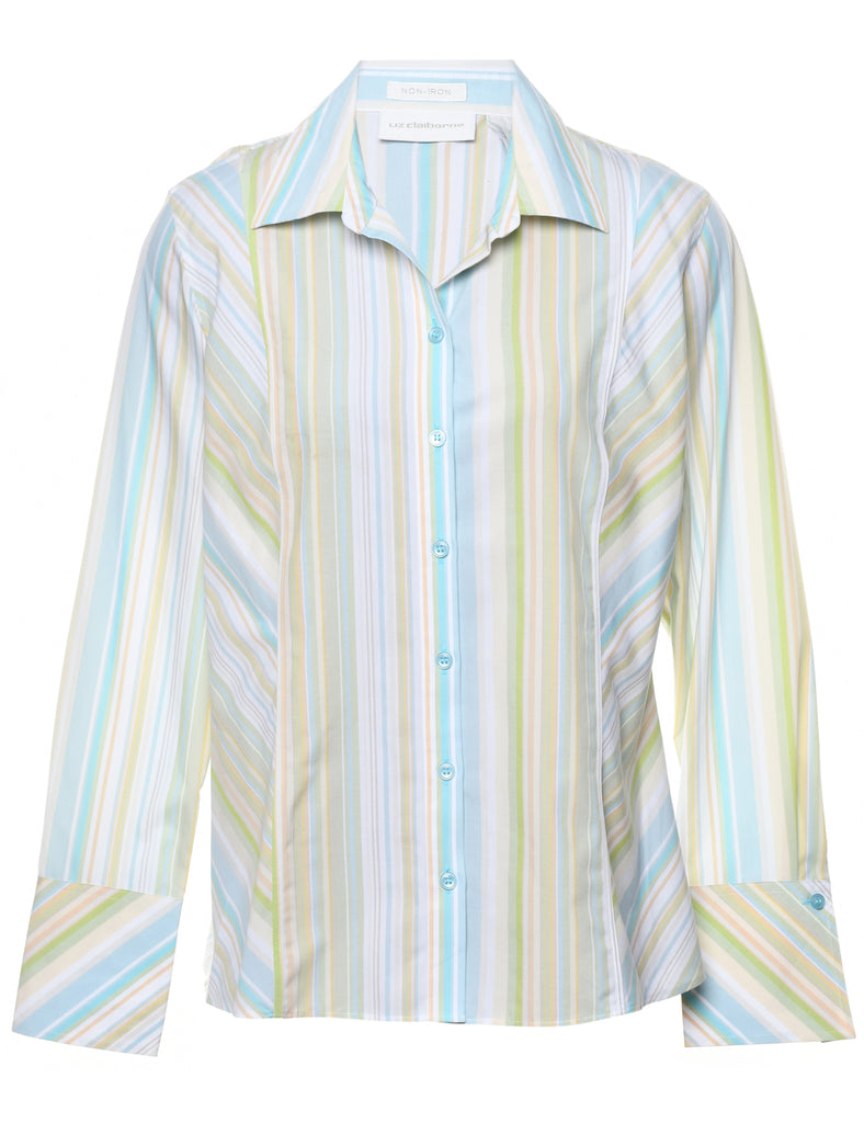 Striped Pattern Shirt - M
