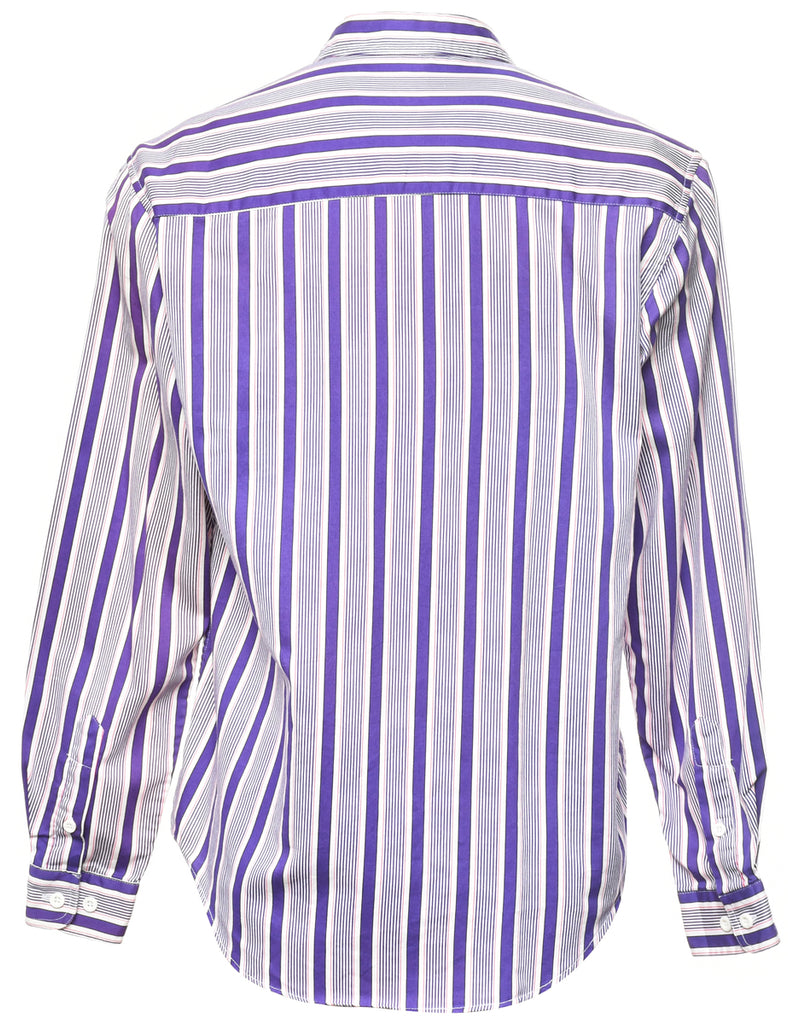 Striped Pattern Shirt - M