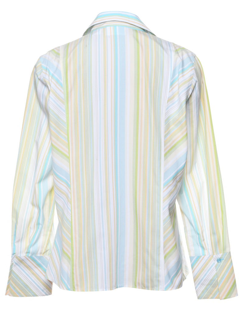 Striped Pattern Shirt - M