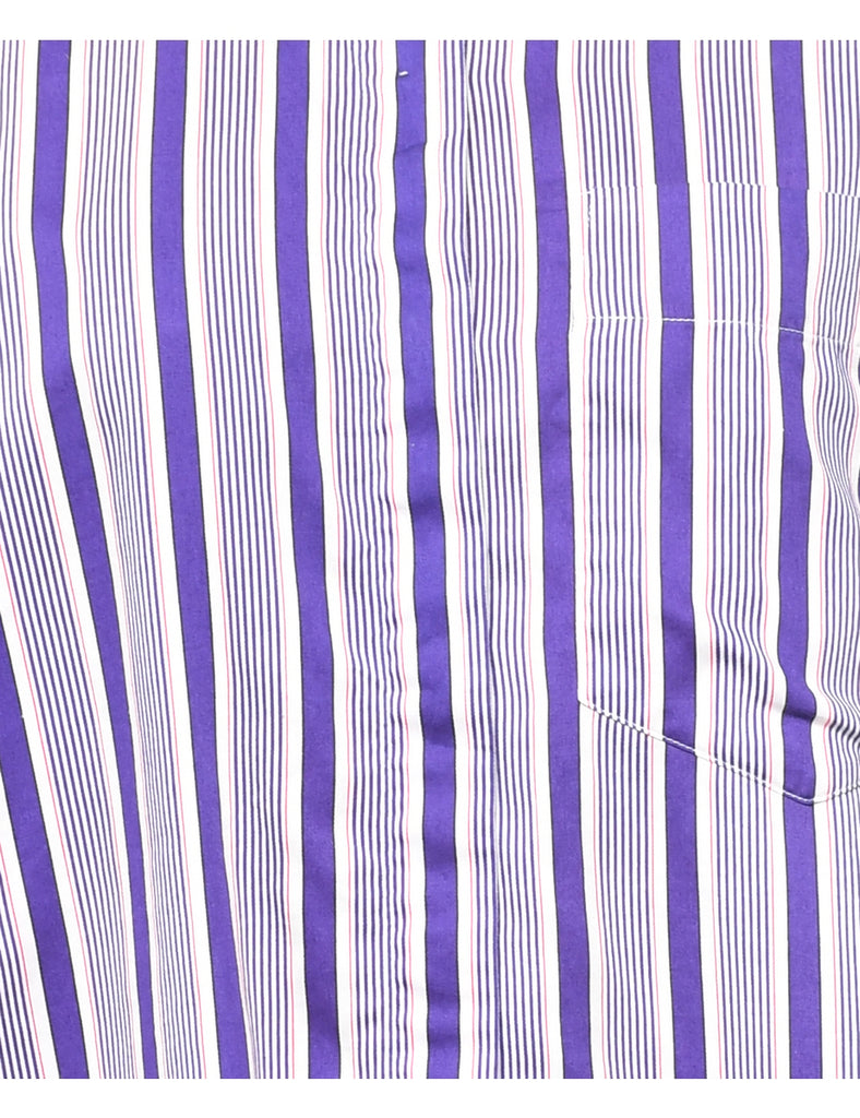 Striped Pattern Shirt - M