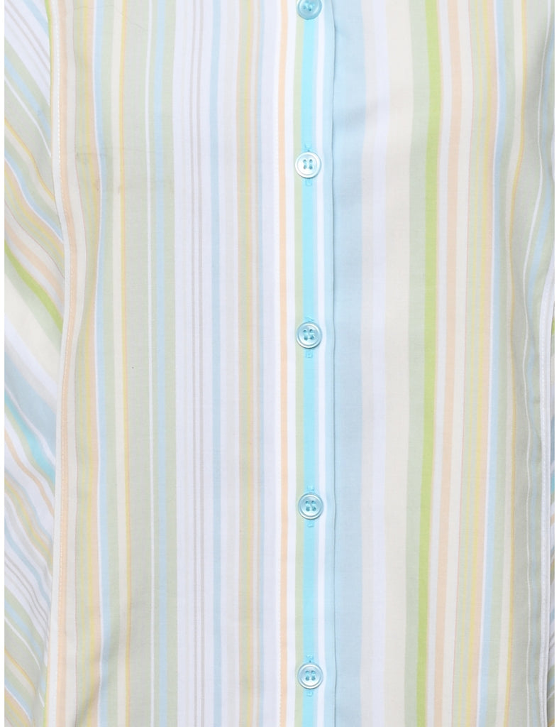 Striped Pattern Shirt - M