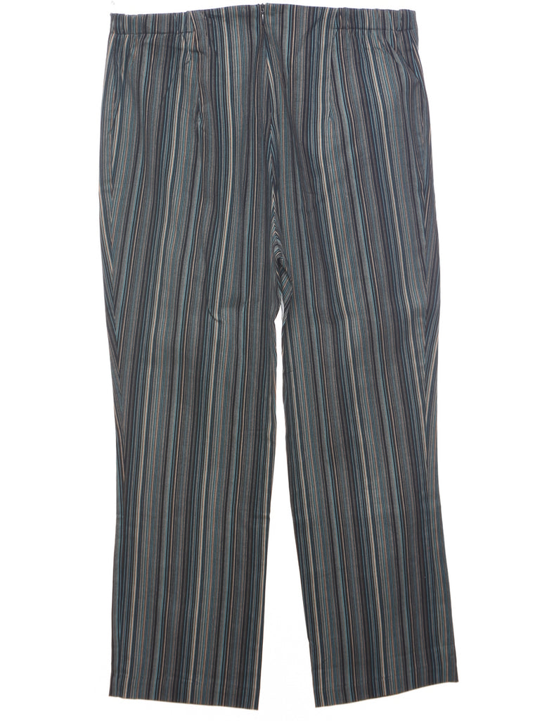 Striped Pattern Trousers - W33 L26