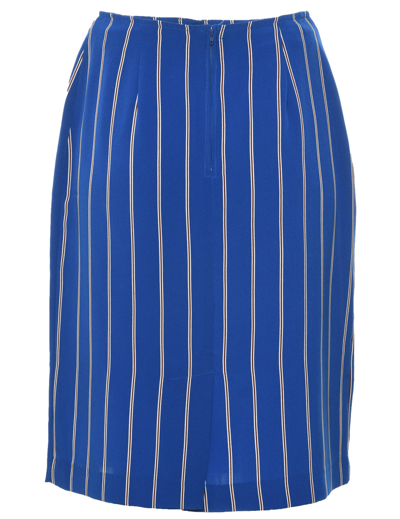 Striped Pencil Skirt - M
