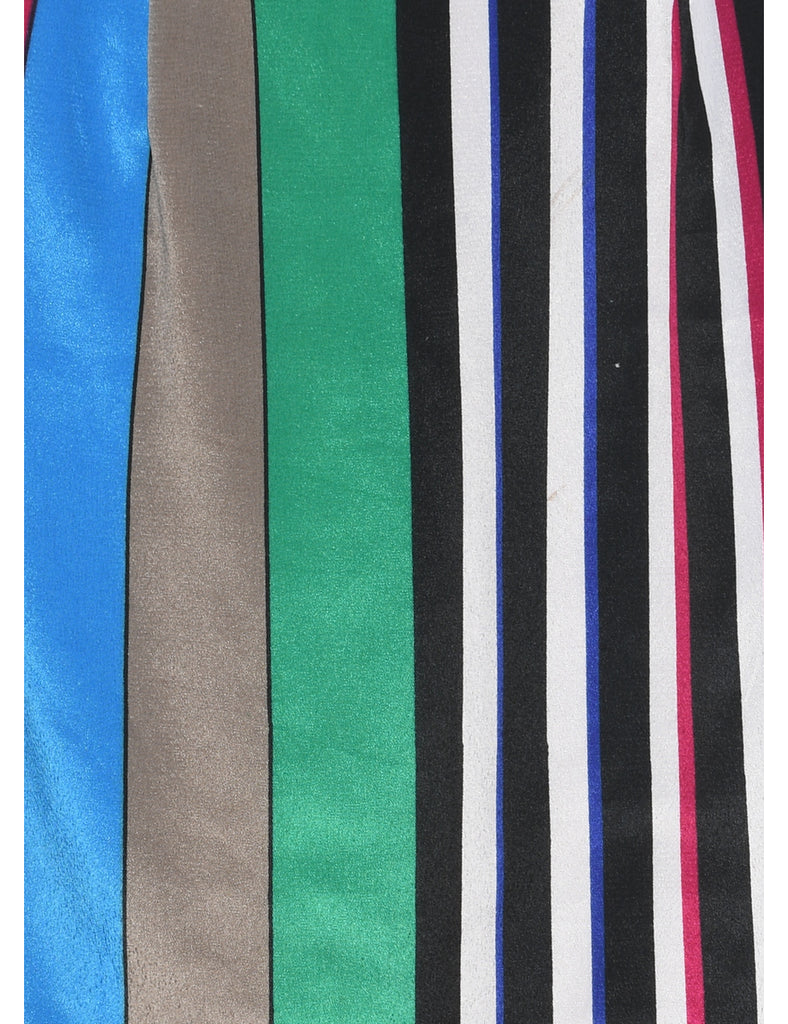 Striped Pencil Skirt - M