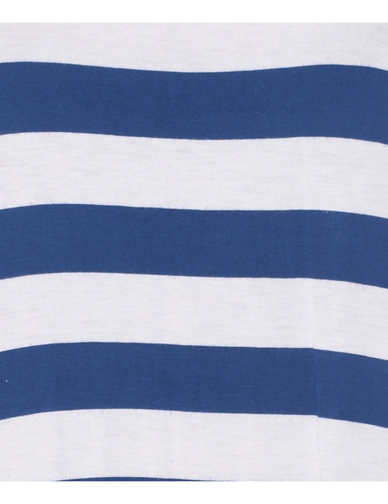 Striped Sleeveless Dress - XL