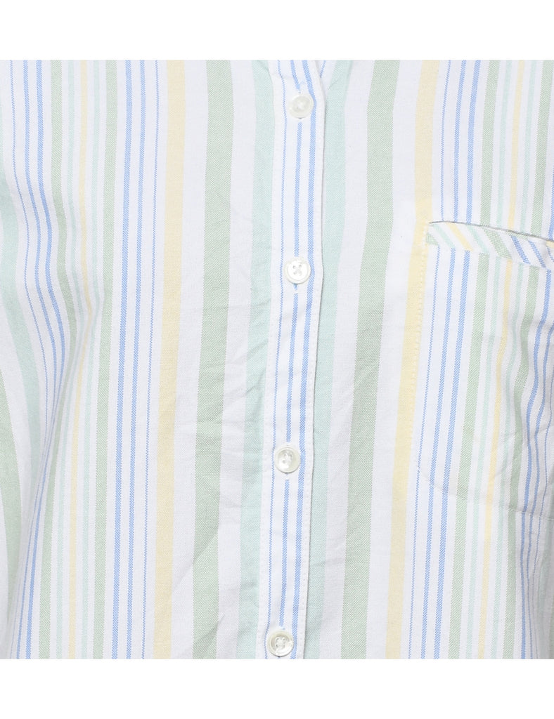 Striped Sleeveless Shirt - L