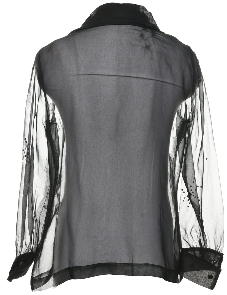 Studded Evening Blouse - M