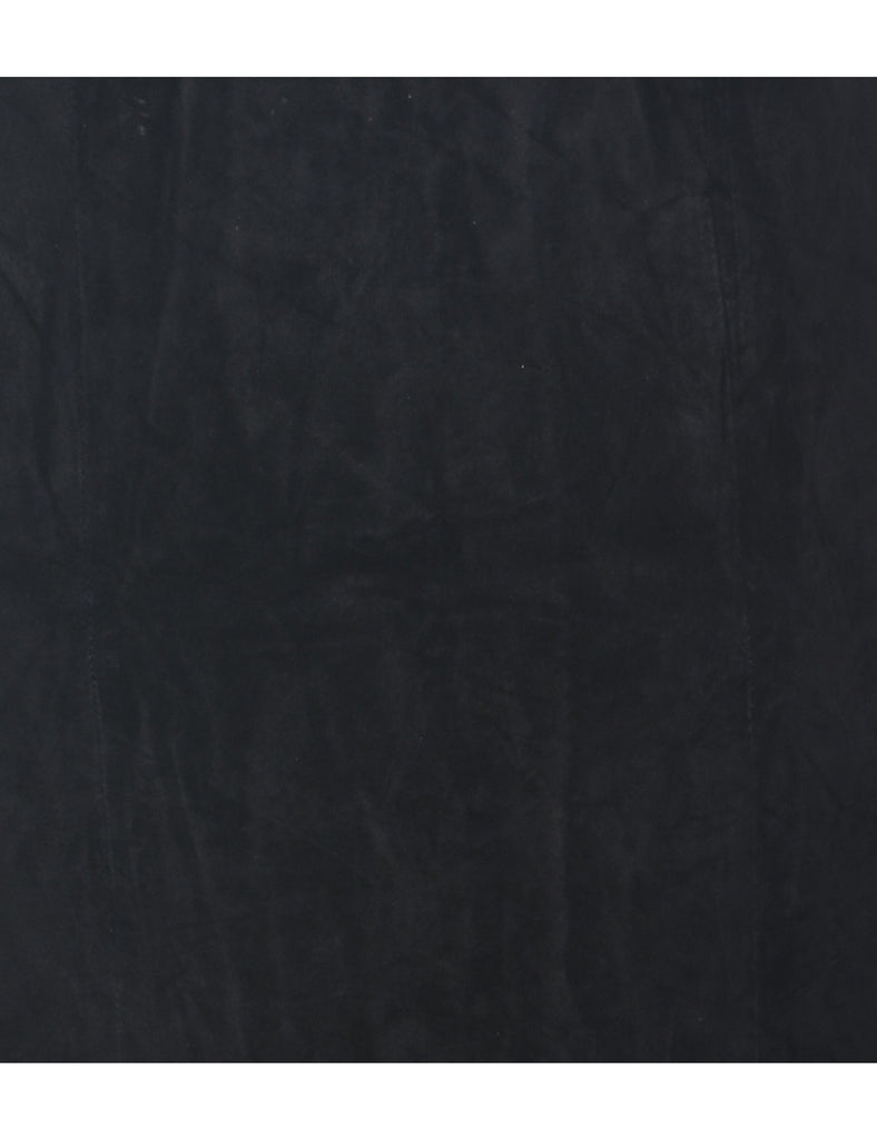 Suede Pencil Skirt - M