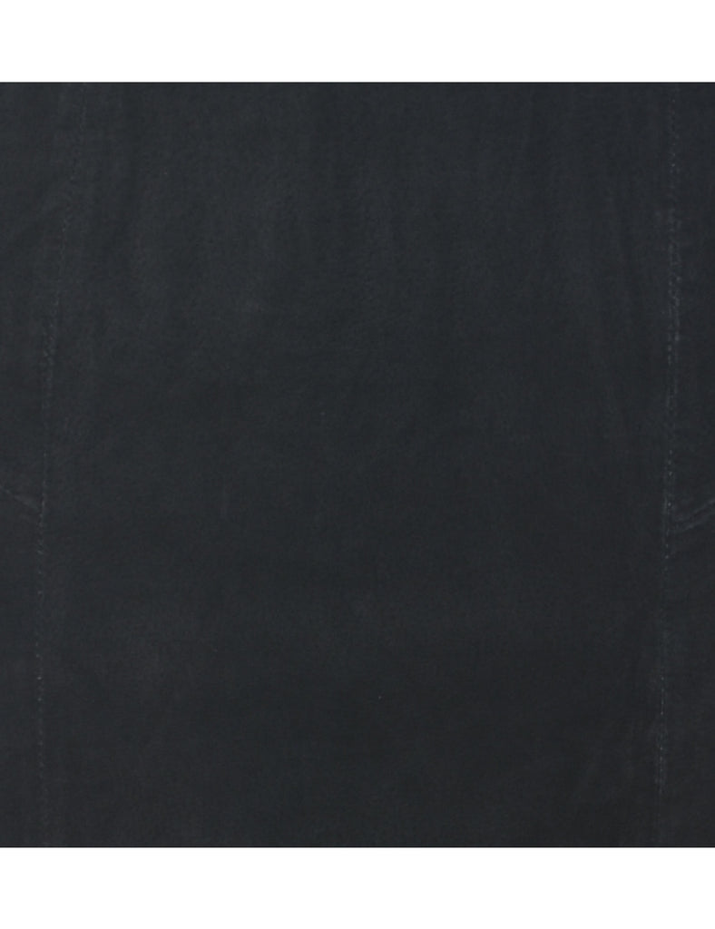 Suede Pencil Skirt - S