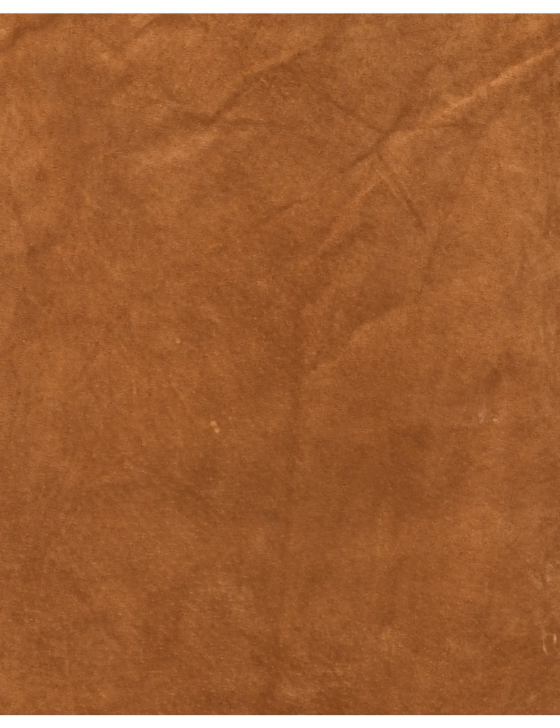 Suede Pencil Skirt - M