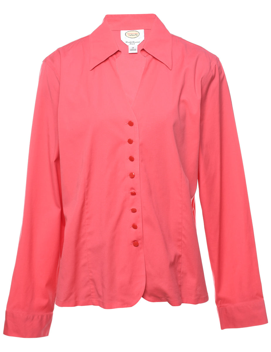 Women s Talbots Talbots Blouse Pink XL Beyond Retro