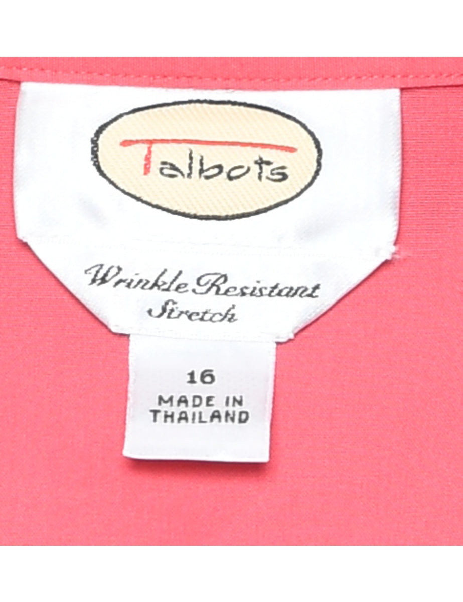Talbots red blouse on sale