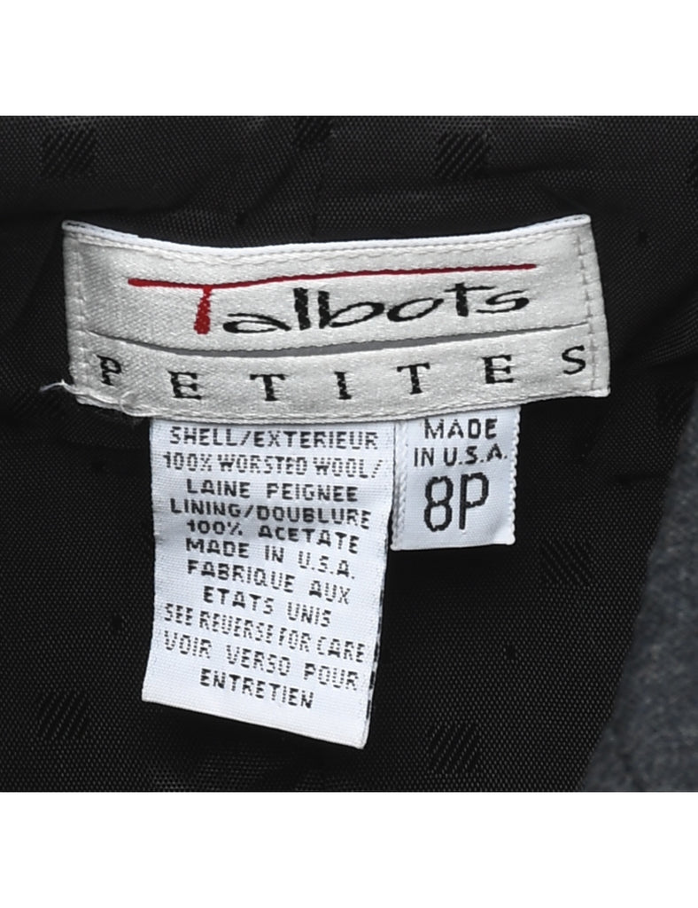Talbots Dark Grey Blazer - M