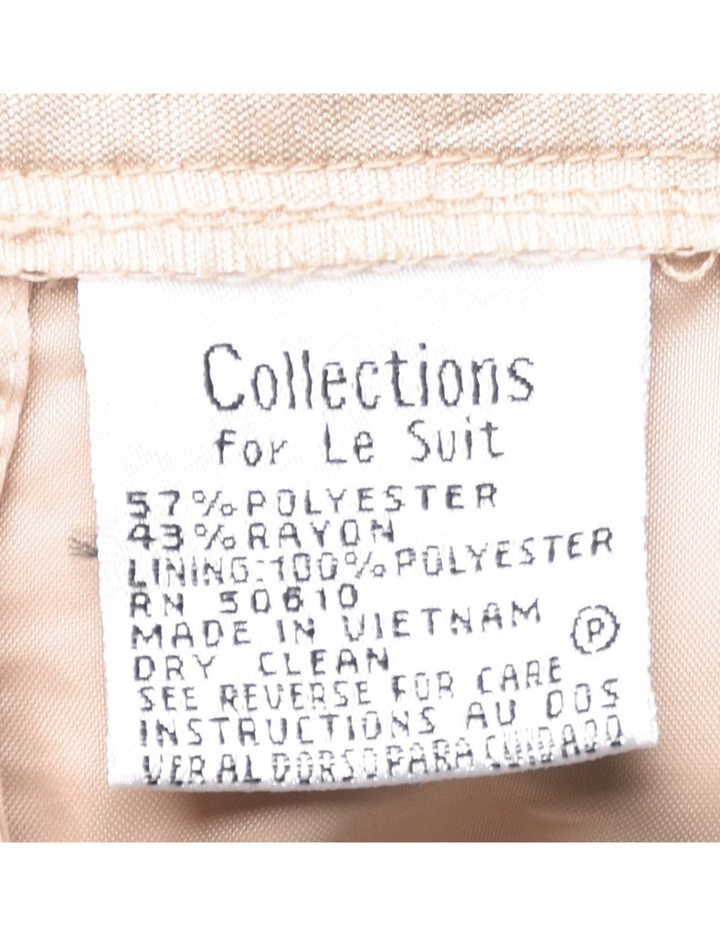 Tan Shiny Trousers - W33 L29