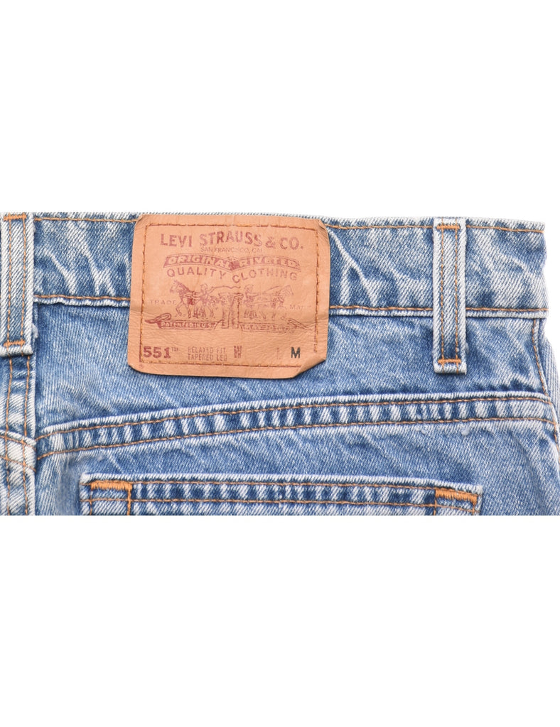 Tapered 551's Fit Levi's Light Wash Jeans - W32 L30