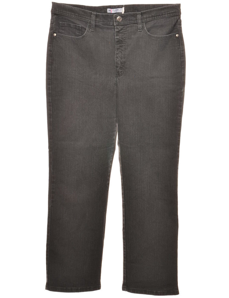 Tapered Black Lee Jeans - W35 L29