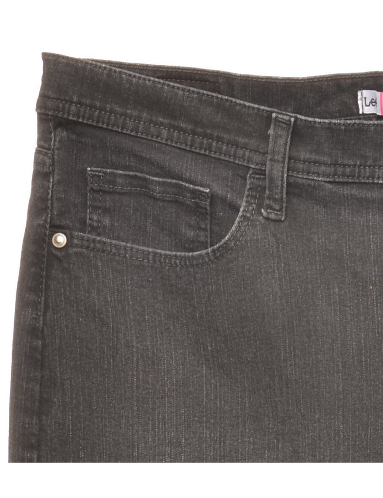 Tapered Black Lee Jeans - W35 L29