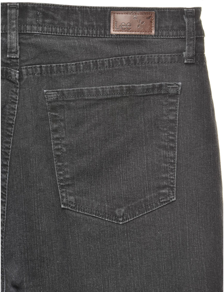 Tapered Black Lee Jeans - W35 L29