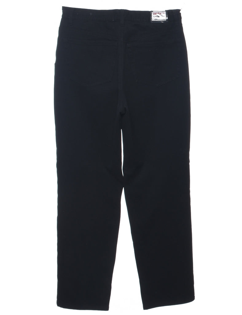 Tapered Black Trousers - W31 L30
