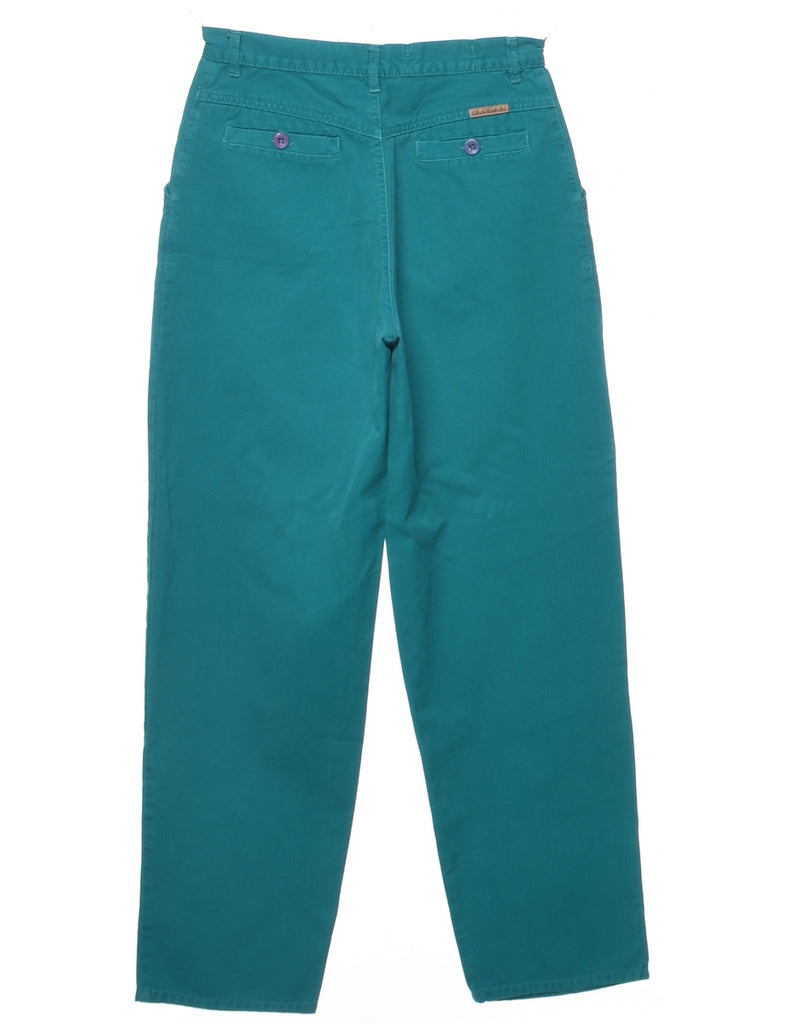Tapered Green Trousers - W27 L30