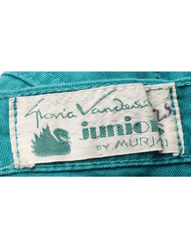 Tapered Green Trousers - W27 L30
