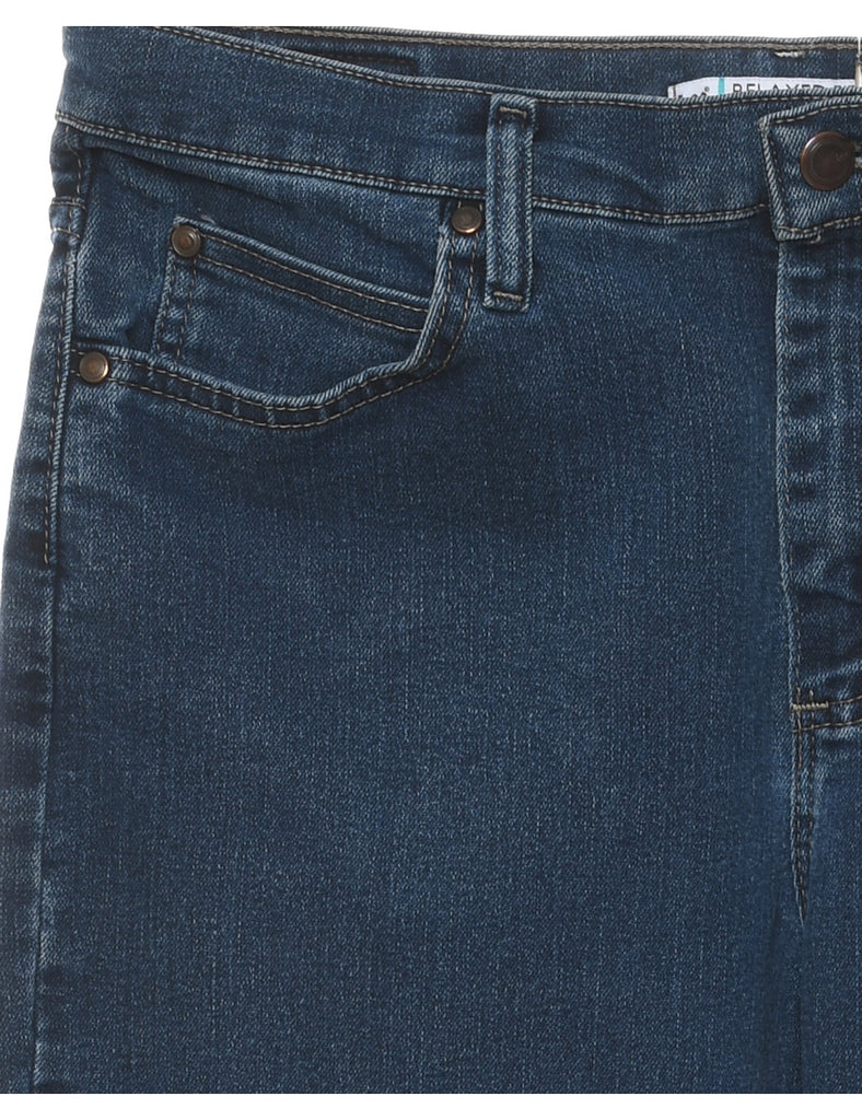 Tapered Medium Wash Lee Jeans - W32 L28