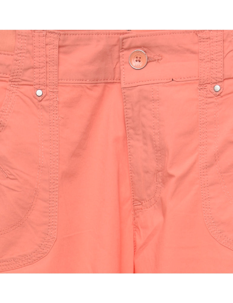 Tapered Peach Trousers - W34 L23