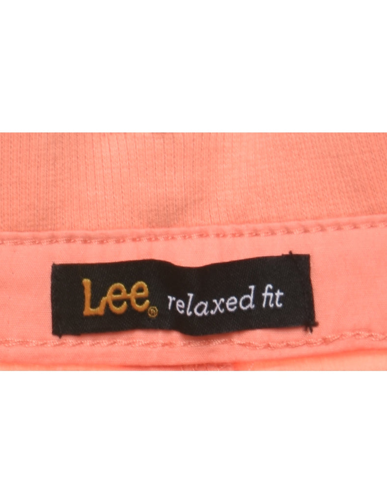 Tapered Peach Trousers - W34 L23