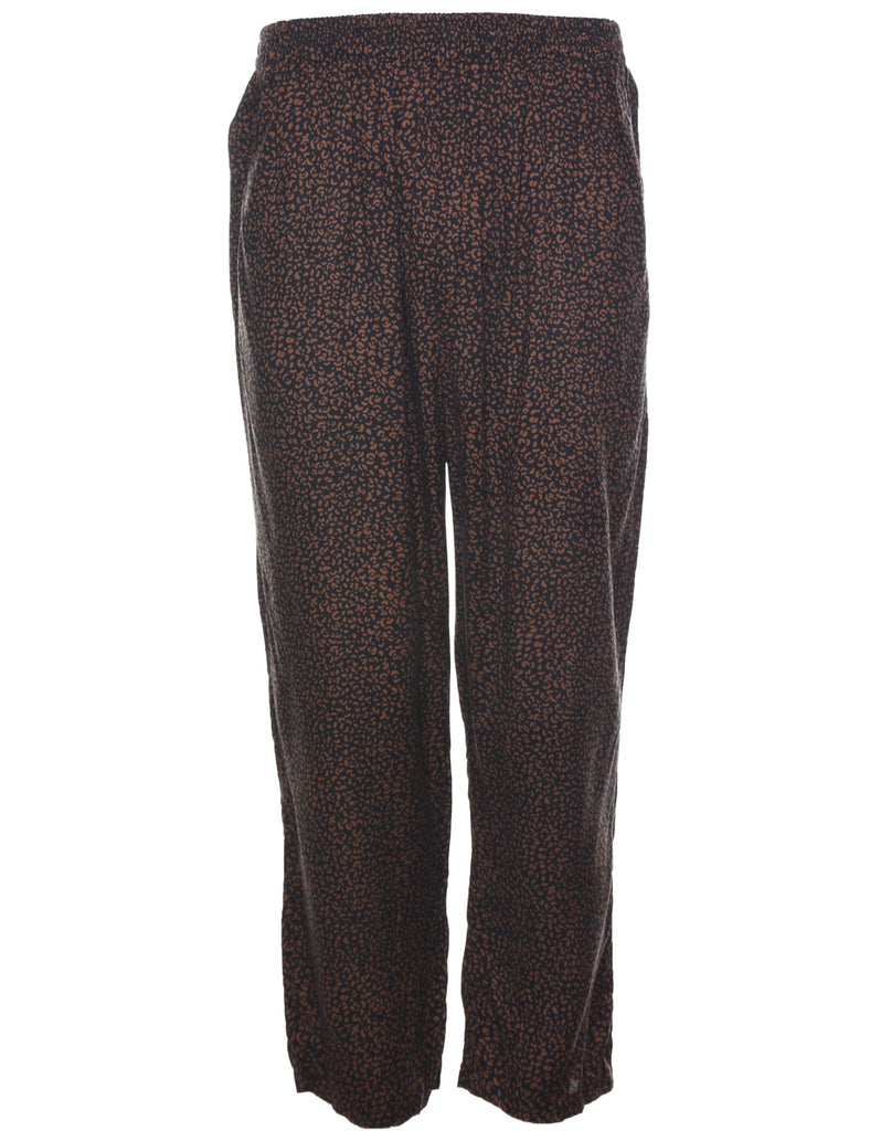 Tapered Printed Trousers - W29 L26