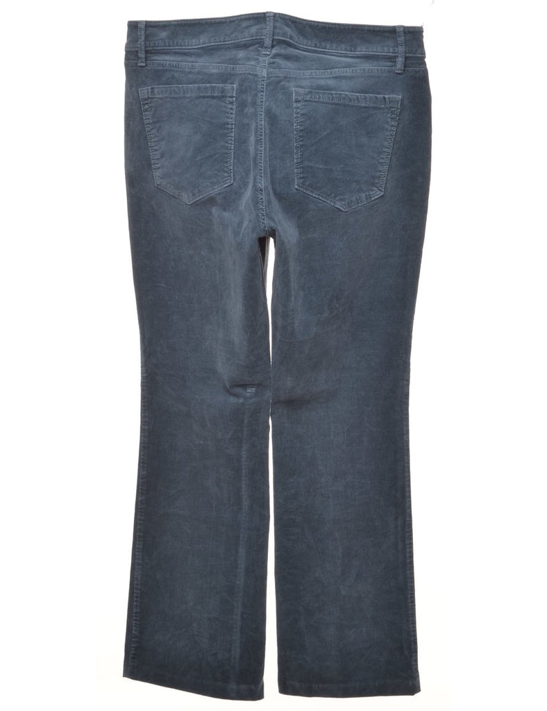 Teal Classic Corduroy Trousers - W33 L31