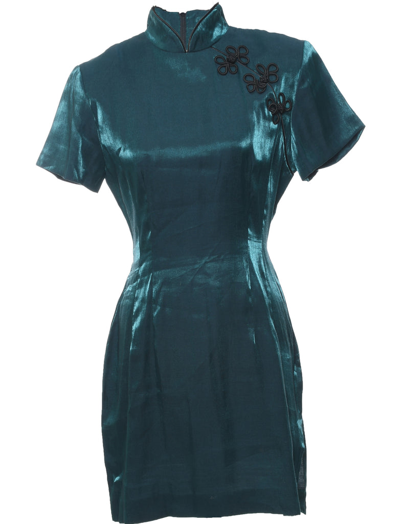 Teal Evening Dress - M