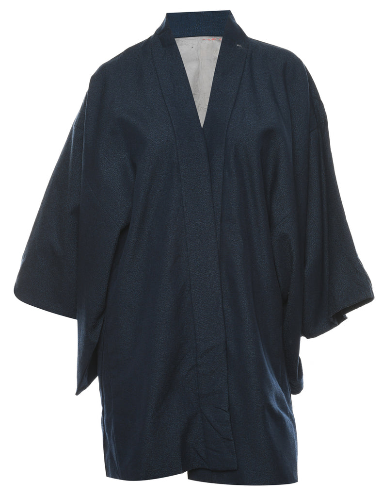 Teal Midi Length Kimono - L