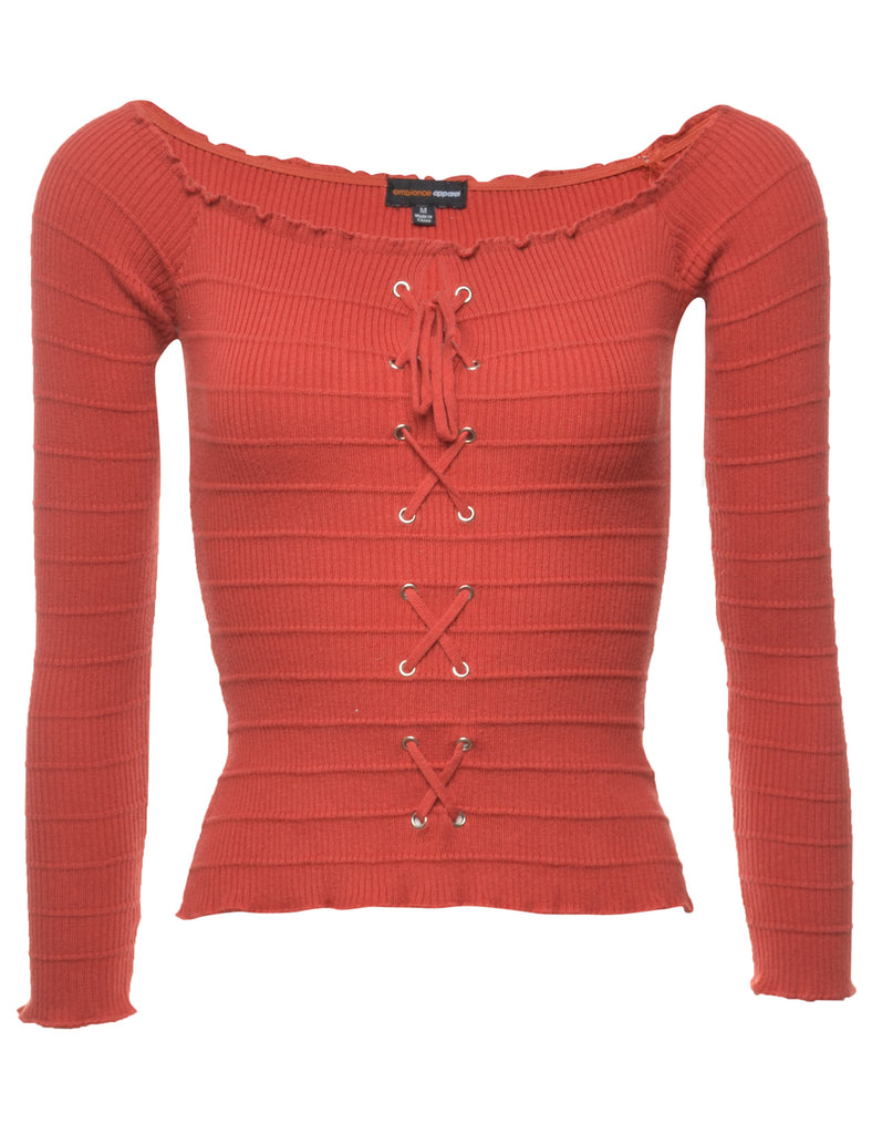 Terracotta Jumper - M