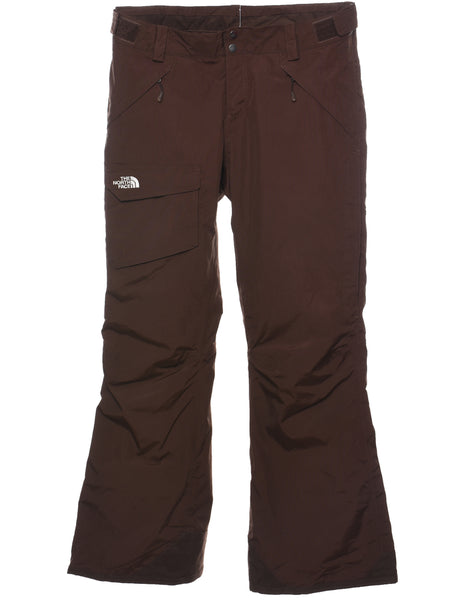 Women s The North Face The North Face Dark Brown Ski Trousers Brown L Beyond Retro