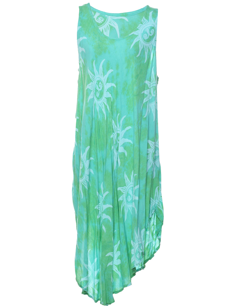 Tie-dye Effect Dress - XXL