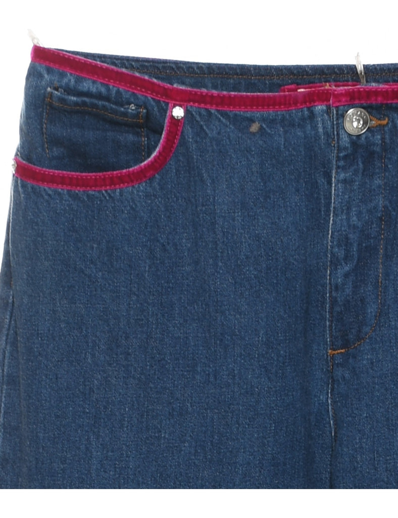 Tie-dye Effect Flared Jeans - W29 L32