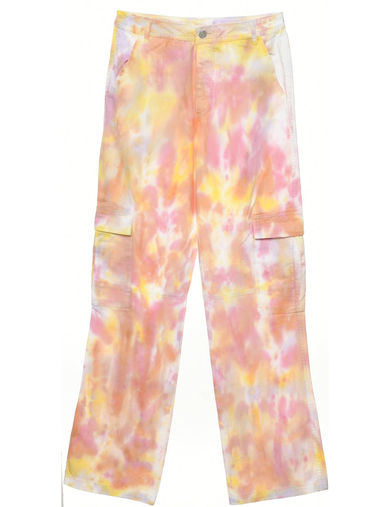 Tie-dye Effect Straight Fit Jeans - W30 L31