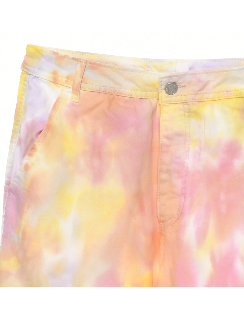 Tie-dye Effect Straight Fit Jeans - W30 L31